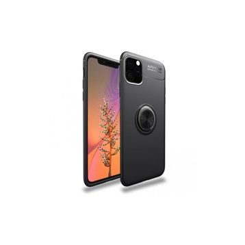 BSSM iPhone 11 Pro Range Yüzüklü Silikon Siyah Kılıf