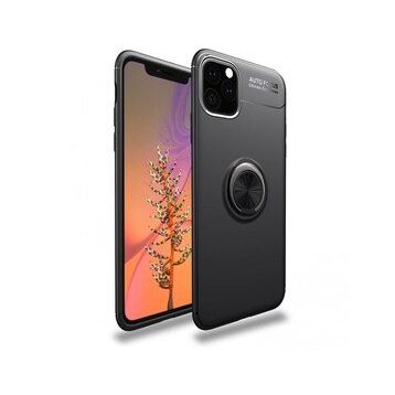 BSSM iPhone 11 Pro Range Yüzüklü Silikon Siyah Kılıf