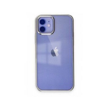 BSSM iPhone 12 Element Silikon Gümüş Kılıf