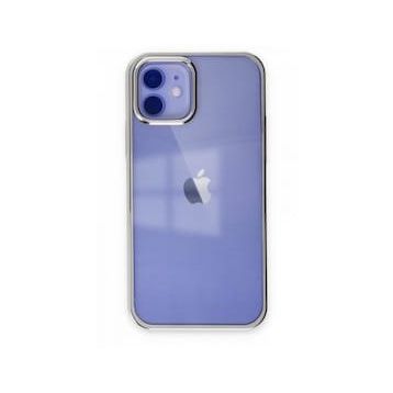 BSSM iPhone 12 Element Silikon Gümüş Kılıf