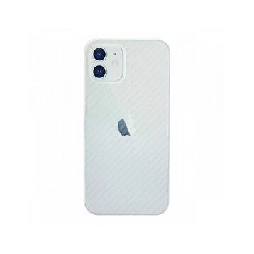 BSSM iPhone 12 Karbon PP Silikon Şeffaf Kılıf