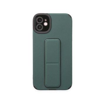 BSSM iPhone 12 Mega Standlı Silikon Yeşil Kılıf