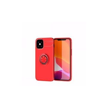 BSSM iPhone 12 Mini Range Yüzüklü Silikon Kırmızı Kılıf