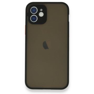BSSM iPhone 12 Montreal Silikon Kapak Siyah Kılıf