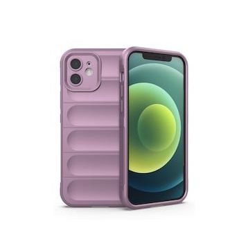 BSSM iPhone 12 Optimum Silikon Mor Kılıf
