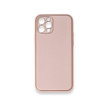 BSSM iPhone 12 Pro Coco Deri Silikon Kapak Pembe Kılıf
