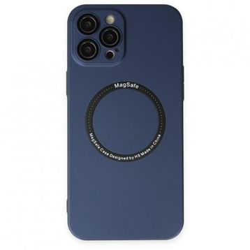 BSSM iPhone 12 Pro Jack Magneticsafe Lens Silikon Lacivert Kılıf