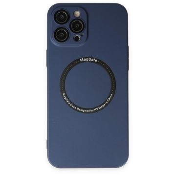 BSSM iPhone 12 Pro Jack Magneticsafe Lens Silikon Lacivert Kılıf