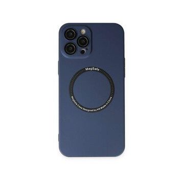 BSSM iPhone 12 Pro Jack Magneticsafe Lens Silikon Lacivert Kılıf