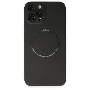 BSSM iPhone 12 Pro Jack Magneticsafe Lens Silikon Siyah Kılıf