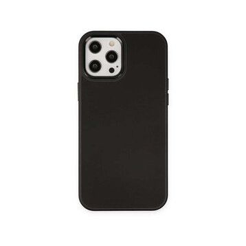 BSSM iPhone 12 Pro Max Asya Deri Silikon Siyah Kılıf