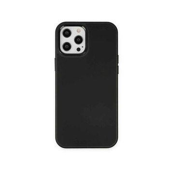 BSSM iPhone 12 Pro Max Asya Deri Silikon Siyah Kılıf