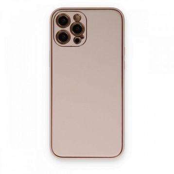 BSSM iPhone 12 Pro Max Coco Deri Silikon Kapak Pudra Kılıf