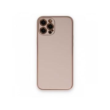 BSSM iPhone 12 Pro Max Coco Deri Silikon Kapak Pudra Kılıf