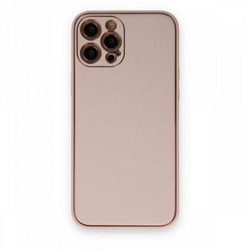 BSSM iPhone 12 Pro Max Coco Deri Silikon Kapak Pudra Kılıf