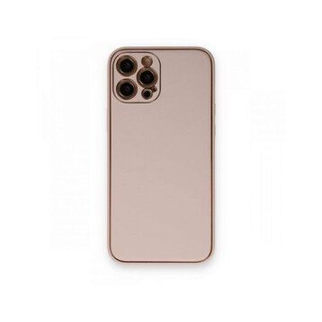 BSSM iPhone 12 Pro Max Coco Deri Silikon Kapak Pudra Kılıf