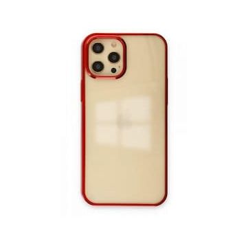 BSSM iPhone 12 Pro Max Element Silikon Kırmızı Kılıf