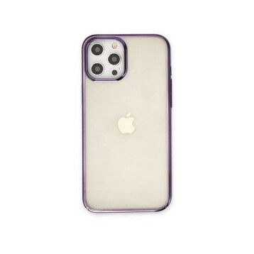 BSSM iPhone 12 Pro Max Element Silikon Mor Renkli Kılıf