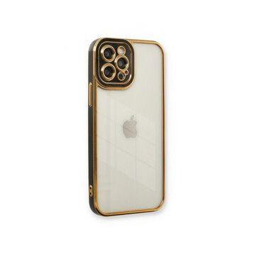 BSSM iPhone 12 Pro Max Liva Lens Silikon Siyah Kılıf