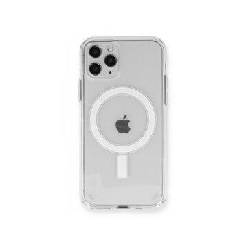 BSSM iPhone 12 Pro Max Magneticsafe Şeffaf Silikon Şeffaf Kılıf