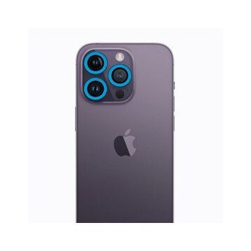 BSSM iPhone 12 Pro Max Mavi Neon Fosforlu Kamera Lens