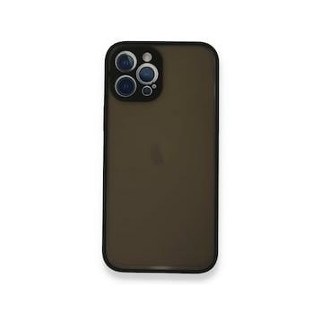 BSSM iPhone 12 Pro Max Montreal Silikon Kapak Siyah Kılıf