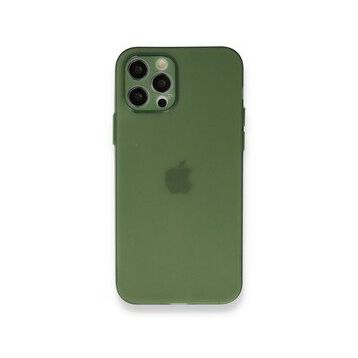 BSSM iPhone 12 Pro Max Puma Silikon Yeşil Renkli Kılıf