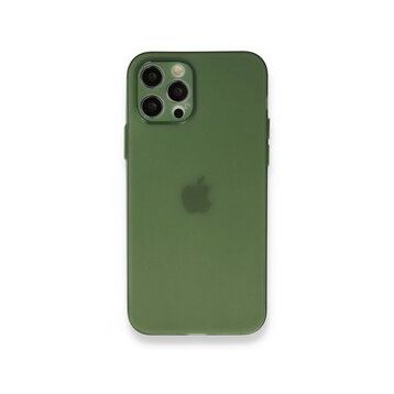 BSSM iPhone 12 Pro Max Puma Silikon Yeşil Renkli Kılıf