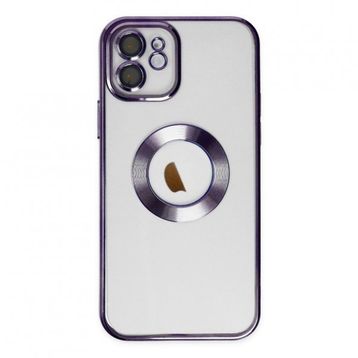 BSSM iPhone 12 Slot Silikon Mor Kılıf