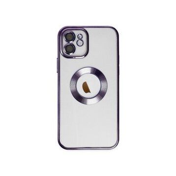 BSSM iPhone 12 Slot Silikon Mor Kılıf