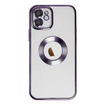 BSSM iPhone 12 Slot Silikon Mor Kılıf