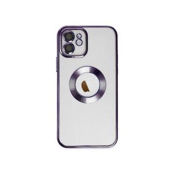 BSSM iPhone 12 Slot Silikon Mor Kılıf
