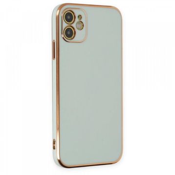 BSSM iPhone 12 Volet Silikon Açık Yeşil Kılıf