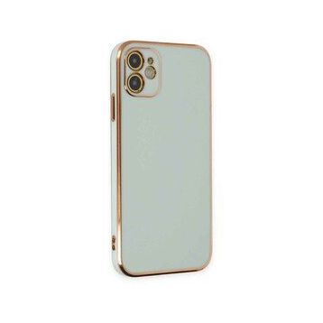 BSSM iPhone 12 Volet Silikon Açık Yeşil Kılıf