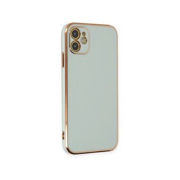 BSSM iPhone 12 Volet Silikon Açık Yeşil Kılıf