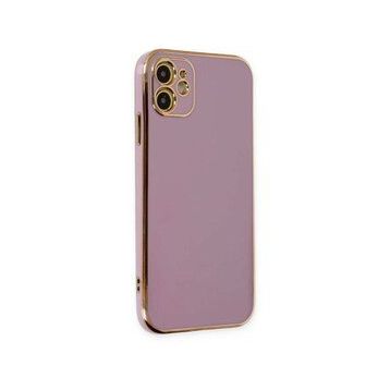 BSSM iPhone 12 Volet Silikon Mor Kılıf