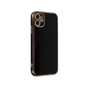 BSSM iPhone 12 Volet Silikon Siyah Kılıf