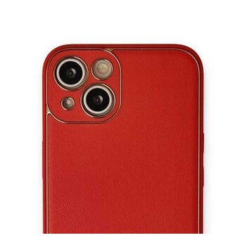 BSSM iPhone 13 Coco Deri Silikon Kapak Kırmızı Kılıf
