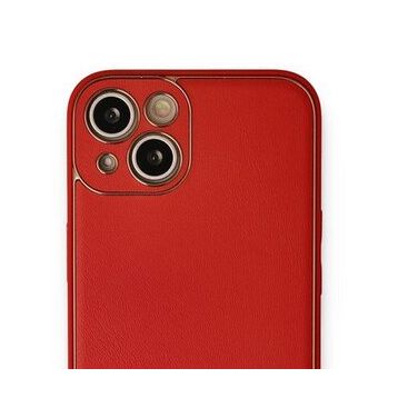 BSSM iPhone 13 Coco Deri Silikon Kapak Kırmızı Kılıf