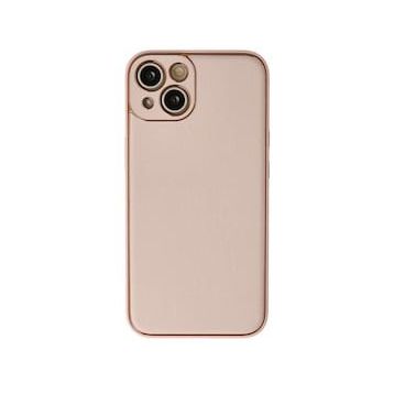 BSSM iPhone 13 Coco Deri Silikon Kapak Pudra Kılıf
