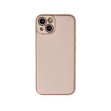 BSSM iPhone 13 Coco Deri Silikon Kapak Pudra Kılıf
