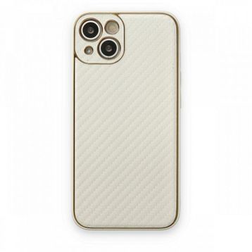 BSSM iPhone 13 Coco Karbon Silikon Beyaz Kılıf
