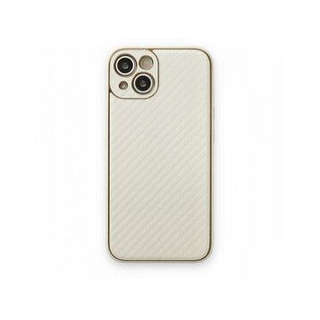 BSSM iPhone 13 Coco Karbon Silikon Beyaz Kılıf