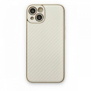 BSSM iPhone 13 Coco Karbon Silikon Beyaz Kılıf