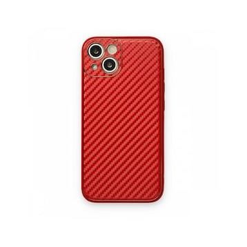 BSSM iPhone 13 Coco Karbon Silikon Kırmızı Kılıf