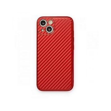 BSSM iPhone 13 Coco Karbon Silikon Kırmızı Kılıf