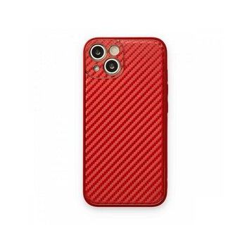 BSSM iPhone 13 Coco Karbon Silikon Kırmızı Kılıf
