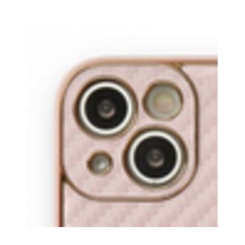 BSSM iPhone 13 Coco Karbon Silikon Pembe Kılıf