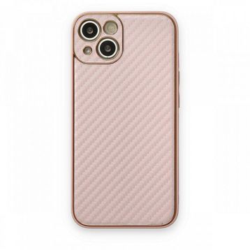 BSSM iPhone 13 Coco Karbon Silikon Pembe Kılıf