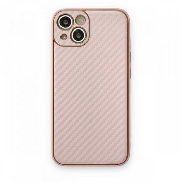 BSSM iPhone 13 Coco Karbon Silikon Pembe Kılıf